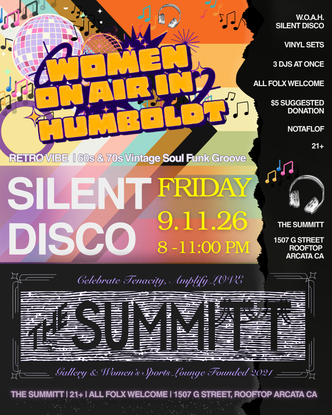 W.O.A.H. Silent Disco Night