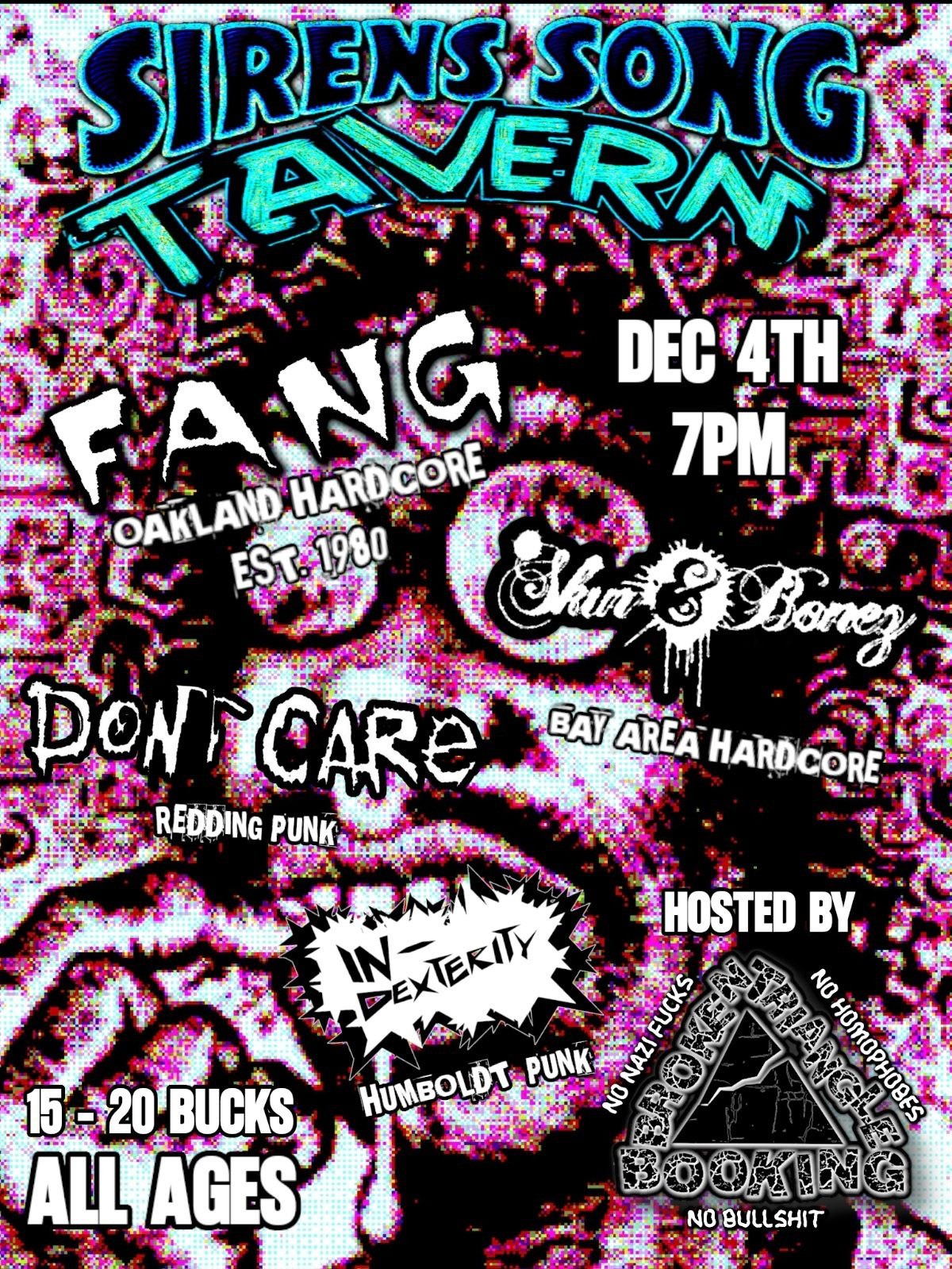 FANG with Don't Care, In Dexterity & Skin & Bone