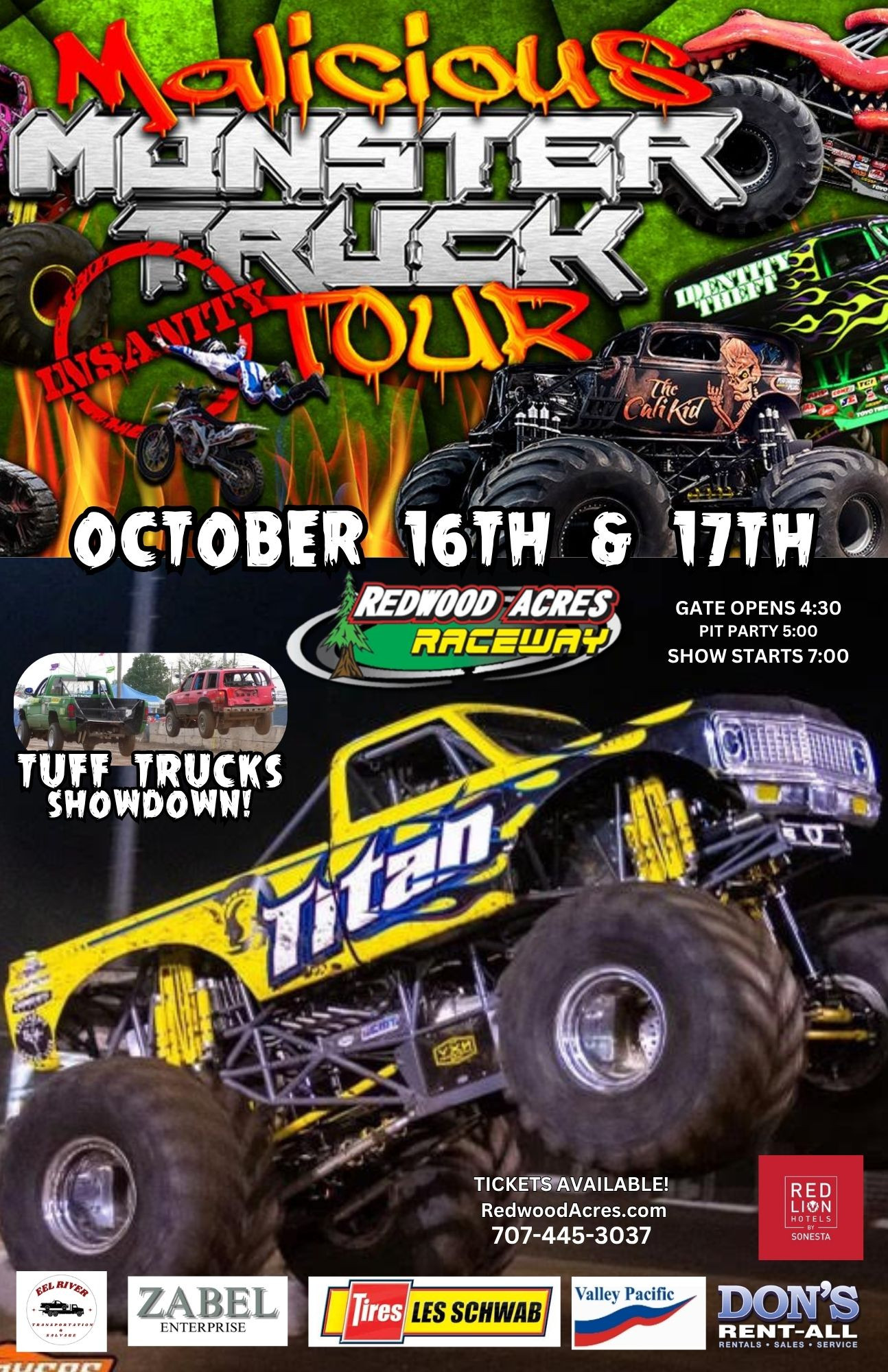 Malicious Monster Truck Tour