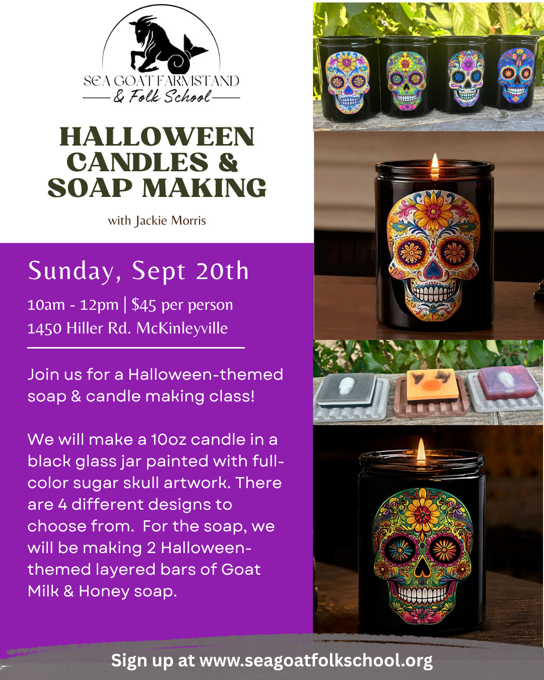 Halloween Soap & Candle Making w/ Jackie Morris
